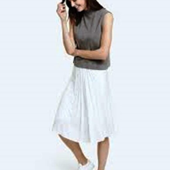 KIT and ACE Ruffled Feathers MIDI SKIRT Tailored